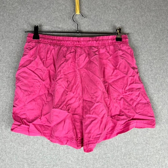 New Calvin Klein Jeans Womans Sz Medium Pull On Shorts Pockets Pinks Tencel NWT - Picture 6 of 8